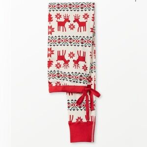 Hanna Andersson Christmas Holiday Dear Deer Pajama Bottoms size Large Long Johns